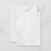 Budget Blauw Zilveren Ballon Glitter 80ste Verjaar Notitiekaartje (Achterkant)