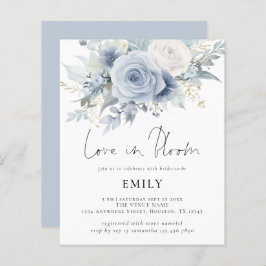 Budget Blauwe Bloemen Liefde in Bloom Vrijgezellen