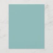 Budget Blauwe Confetti Type Baby Sprinkle Uitnodig (Achterkant)