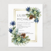 BUDGET Blauwe Distel Eucalyptus Trouw Wonderland (Voorkant)