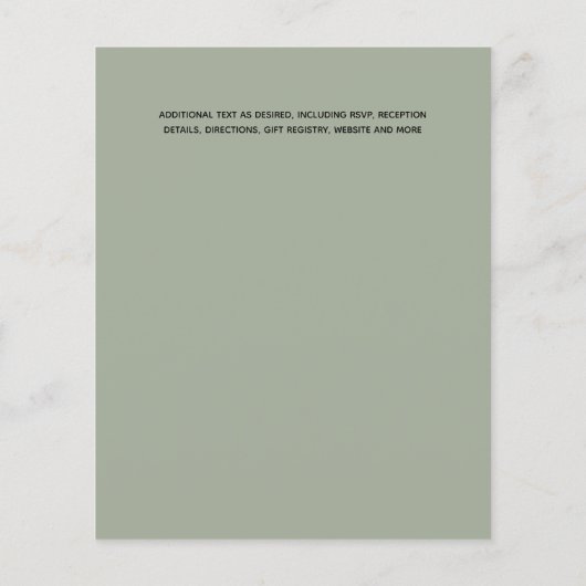 BUDGET Blauwe Distel Eucalyptus Trouw Wonderland Flyer (Achterkant)