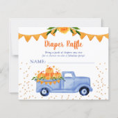 Budget Blauwe Kleine Pompoen Luier Raffle (Voorkant)