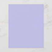 BUDGET Blauwe Lavendel Wave Scallop Border Bruilof (Achterkant)