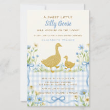 Budget Blauwe Strik Bloem Silly Goose Jongens Baby