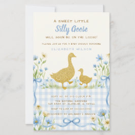 Budget Blauwe Strik Bloem Silly Goose Jongens Baby