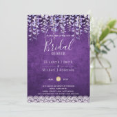 BUDGET Blauweregen Bloemengordijn TROUWDA PARTY UI Kaart (Staand voorkant)