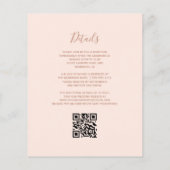 Budget Blauwgroen Agaat Roos Gold Blush QR Code We (Achterkant)