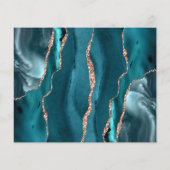 Budget Blauwgroen Blauw Roos Gouden Agaat Save the (Achterkant)