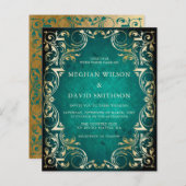 Budget Blauwgroen goudweddenschap (Voorkant / Achterkant)