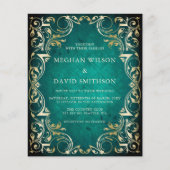 Budget Blauwgroen goudweddenschap (Voorkant)