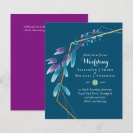 BUDGET Blauwgroen Paarse goudweddenschappen