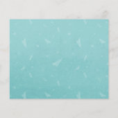 Budget Blauwgroen Prettige feestdagen Handgeschrev (Achterkant)