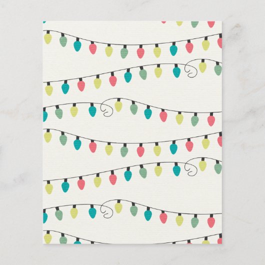 Budget Blauwgroen Roze kerstlampje (Achterkant)