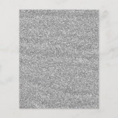 BUDGET Blauwgroen Silver Glitter Drift Graduparty (Achterkant)