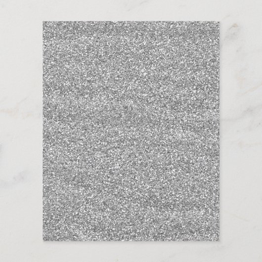 BUDGET Blauwgroen Silver Glitter Drift Graduparty (Achterkant)