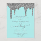 Budget Blauwgroen Silver Glitter Strijdt Buwen Uit (Voorkant)