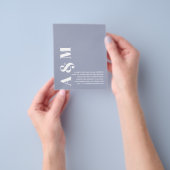 BUDGET BLD Typography Weddenschap Invite minimalis Flyer (Hand)