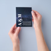 BUDGET BLD Typography Weddenschap Invite minimalis Flyer (Hand)