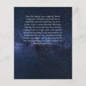 BUDGET BLD Typography Weddenschap Invite minimalis Flyer (Achterkant)