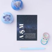 BUDGET BLD Typography Weddenschap Invite minimalis Flyer (Enkel)
