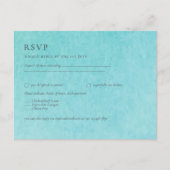 Budget BLIZZARD BLUE Waterverf Beach Weddenschap Briefkaart (Voorkant)