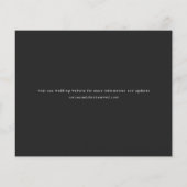 Budget Bloemachtige Trouwfoto Save the Date (Achterkant)