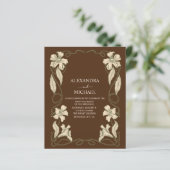 Budget Bloemen Art Nouveau Bruiloft (Staand voorkant)