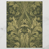 Budget  Bloemen Art Nouveau Bruiloft Flyer (Achterkant)