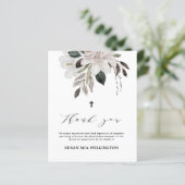 Budget Bloemen Begrafenis Dank u Memorial Kaart (Staand voorkant)