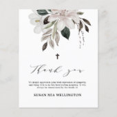 Budget Bloemen Begrafenis Dank u Memorial Kaart (Voorkant)