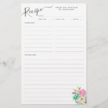 Budget Bloemen Blush Roze Sappig Recept Kaart