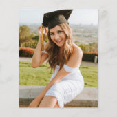 Budget Bloemen Boho Pampas Graduation Party Flyer (Achterkant)