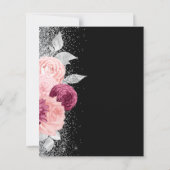 Budget Bloemen Bourgogne Blush Zilver Zwart Trouwe (Achterkant)