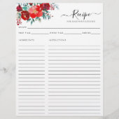 Budget Bloemen Bourgogne Holly Leaves Vakantie Rec Flyer (Voorkant)