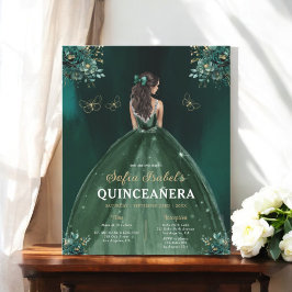 Budget Bloemen Groen Tweetalig Spaans Quinceanera