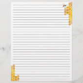 Budget Bloemen Honingraat Bumblebee Recept Kaart (Achterkant)