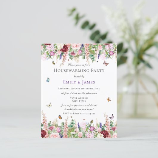 Budget Bloemen Housewarming Party (Staand voorkant)