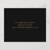 Budget Bloemen Paarse Gouden Huwelijk Save the Dat (Achterkant)