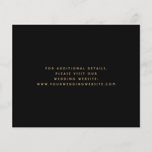 Budget Bloemen Paarse Gouden Huwelijk Save the Dat (Achterkant)