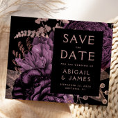 Budget Bloemen Paarse Roos Goud Save the Date