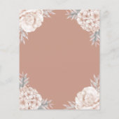 Budget Bloemen Roze Pioenrozen Kruis Eerste Commun (Achterkant)