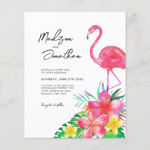 BUDGET Bloemen Tropisch Paradijs Flamingo Bruiloft