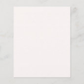 Budget Bloemen Vrijgezellenfeest Bruiloft Schoen S Flyer (Achterkant)