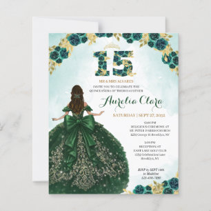 BUDGET Bloemengroen Prinses Coquette Quinceanera