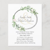 Budget bloemenkrans bladeren trouw ampersand (Voorkant)