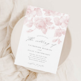 Budget Bloemenscript Roze Trouwfeest