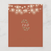 Budget Bloemenverlichting Terracotta Bruiloft Uitn (Achterkant)