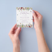 Budget Bloemenvlinders Viering van het leven Flyer (Hand)