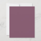 Budget Bloemige Mauve Blush Zilver Afstuderen (Achterkant)