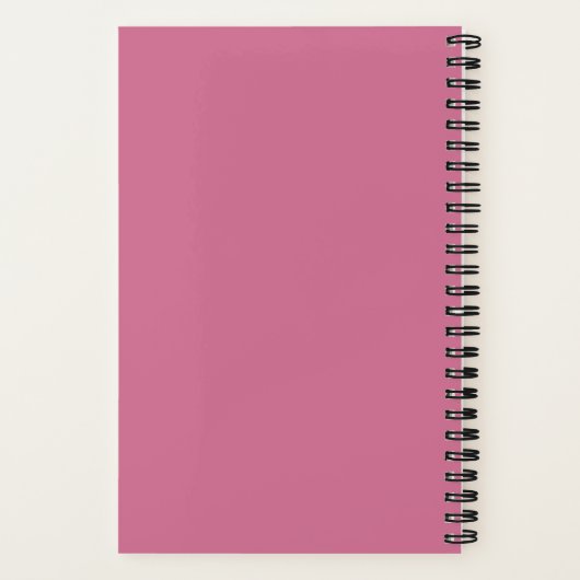 Budget Bloemige Roze Succulente Keuken Recepten Notitieboek (Achterkant)